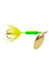 Wordens Rooster Tail - 2-1/4" 1/8 Oz - Lime Chartreuse