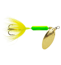 Wordens Rooster Tail - 2-1/4" 1/8 Oz - Lime Chartreuse