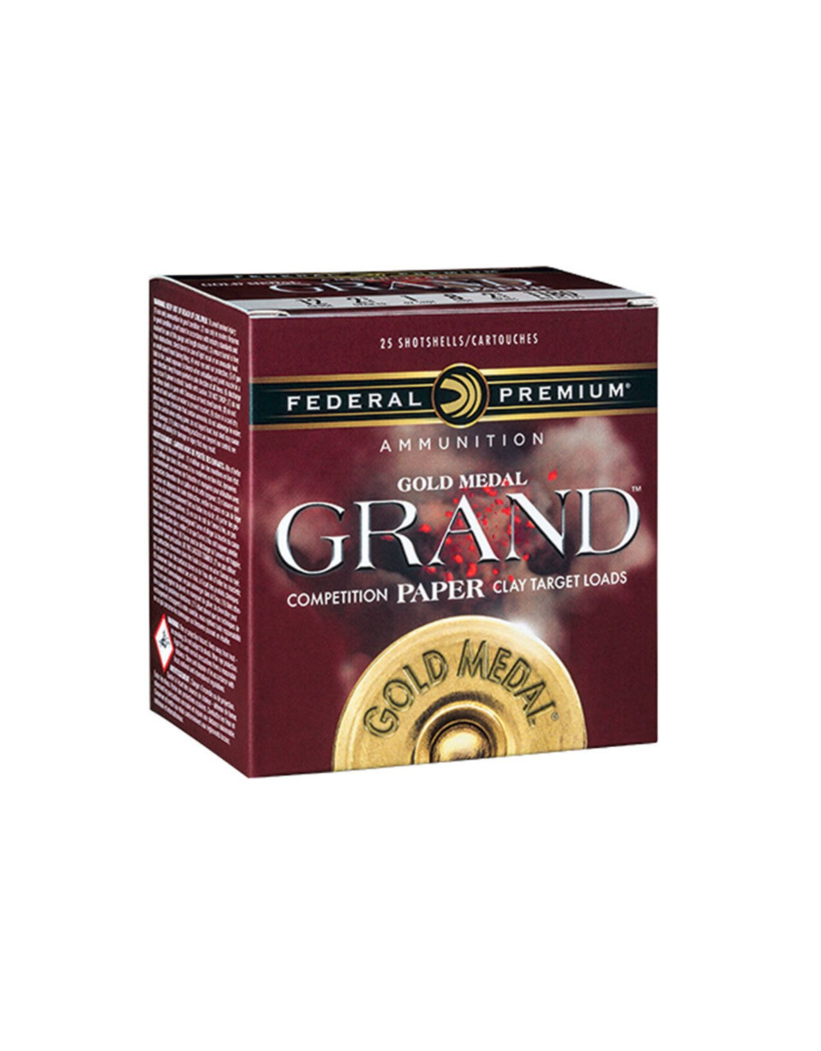 Federal Federal GM Grand Paper 12 ga 2-3/4" #8 1-1/8 Oz 2-3/4 Dram 1145 FPS - 25 Count