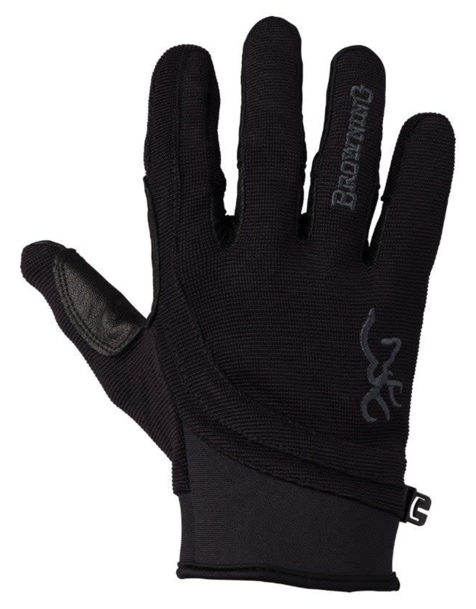 Browning Ace Shooting Glove - Blk/Blk - SM