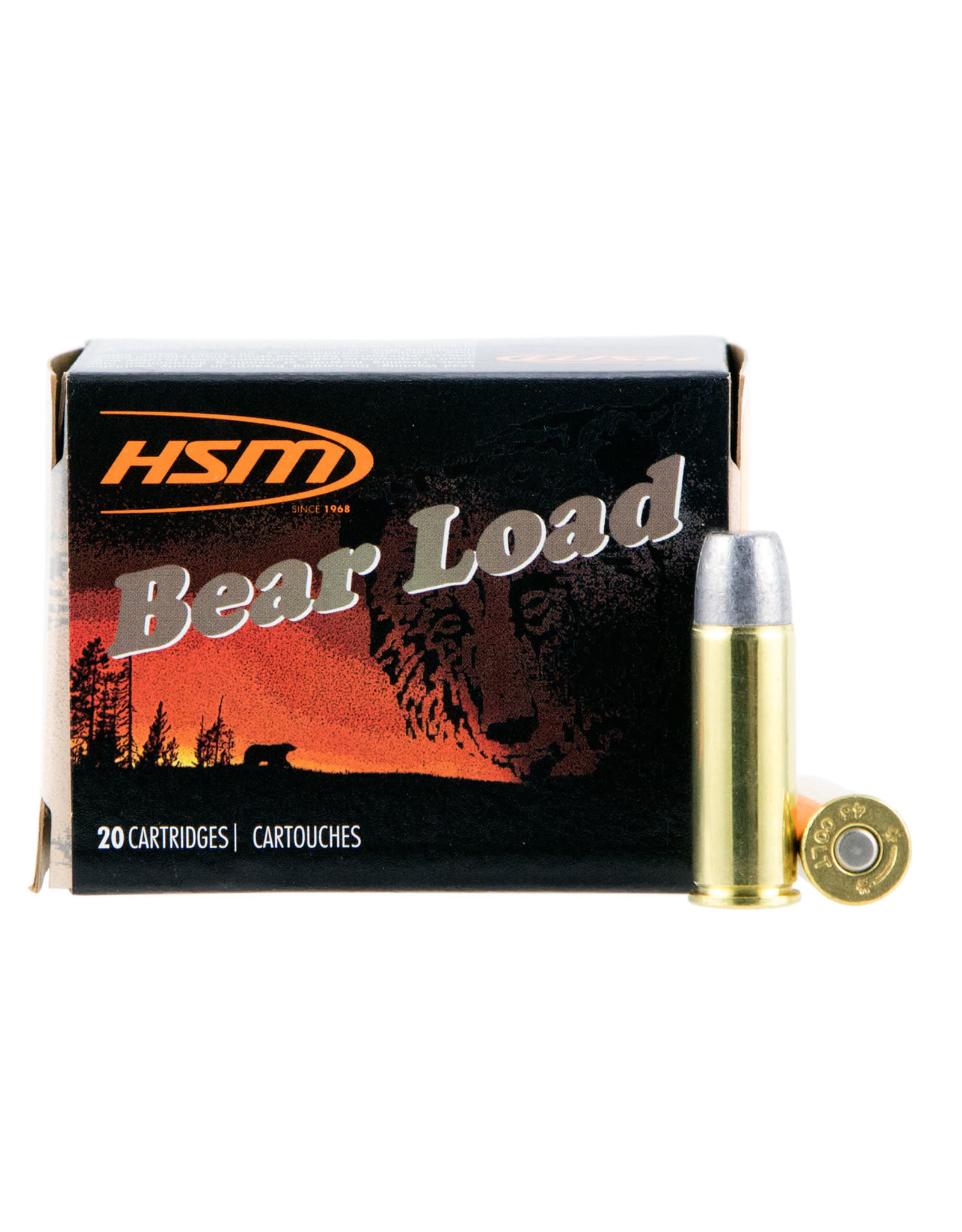 HSM HSM Bear Load .41 Mag 230 Gr Lead SWC Gas Check - 20 Count