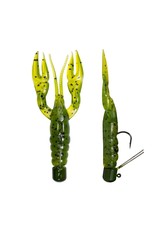 Lunkerhunt Finesse Craw - 1/4 Oz 3" - Pre-Rigged - Watermelon Seed - 3 Count