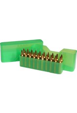 MTM Case-Gard™ Slip Top - 20 Count Reg. Magnum Rifle- Clear Green