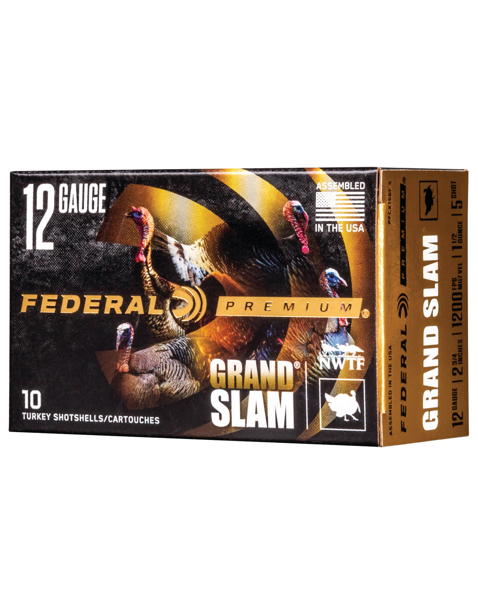 Federal Federal Grand Slam 12ga 2-3/4" 1-1/2 Oz #5 1200 FPS - 10 Count
