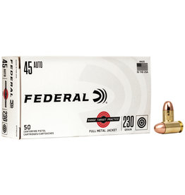 Federal .45 ACP 230 Gr FMJ Brass - 50 Count