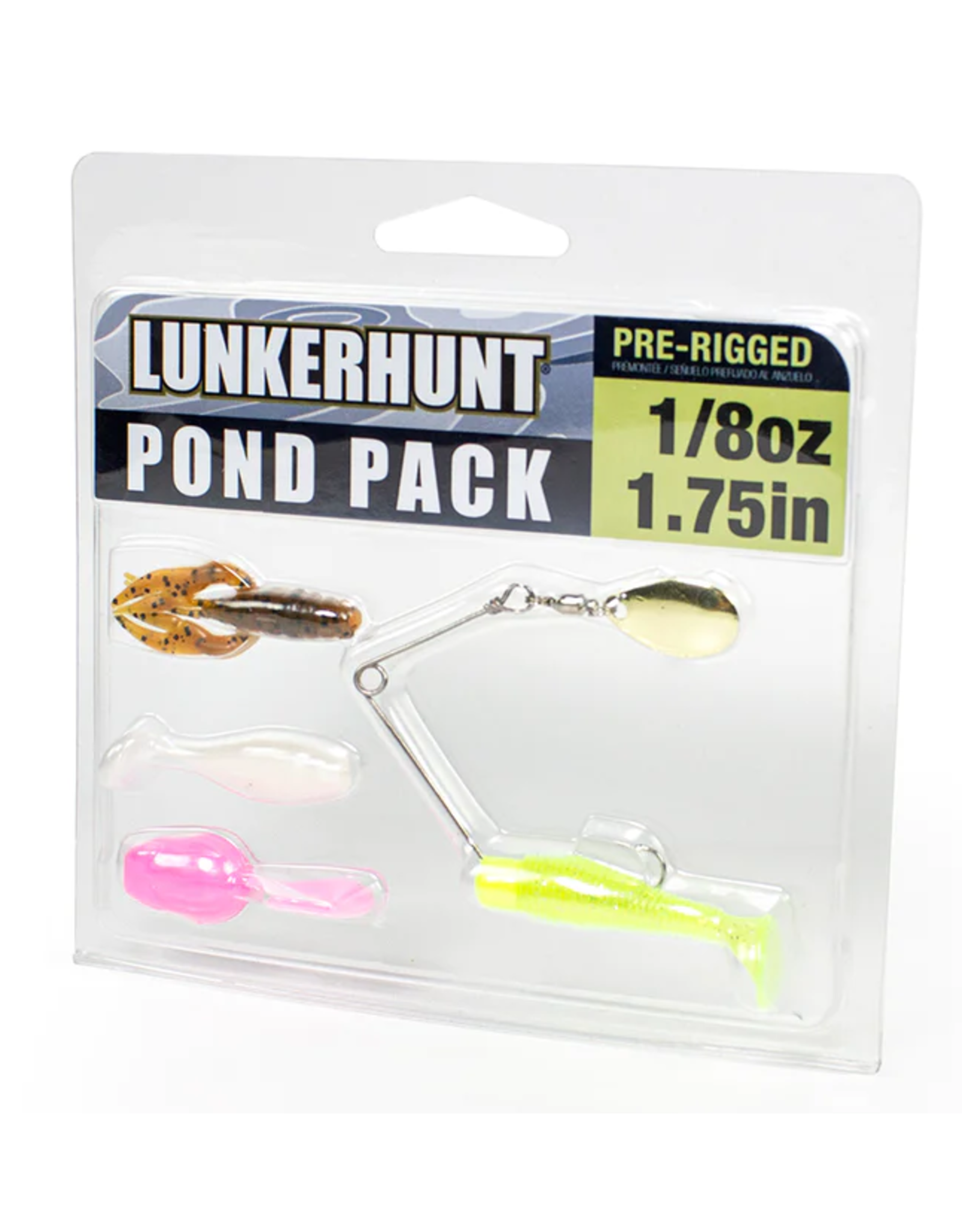 Lunkerhunt Pond Pack - 1/8 Oz 1.75" - Stained Water