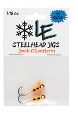 Lake Effect - UV Steelhead Jig - 1/16 Oz #6 - Jack O'Lantern - 2 Count