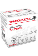 WINCHESTER AMMO Winchester Super Target 20 ga 2-3/4" 7/8 Oz. #8 1200 FPS - 25 Count