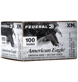 Federal American Eagle .223 Rem 55 Gr FMJ 3240 FPS - 100 Count
