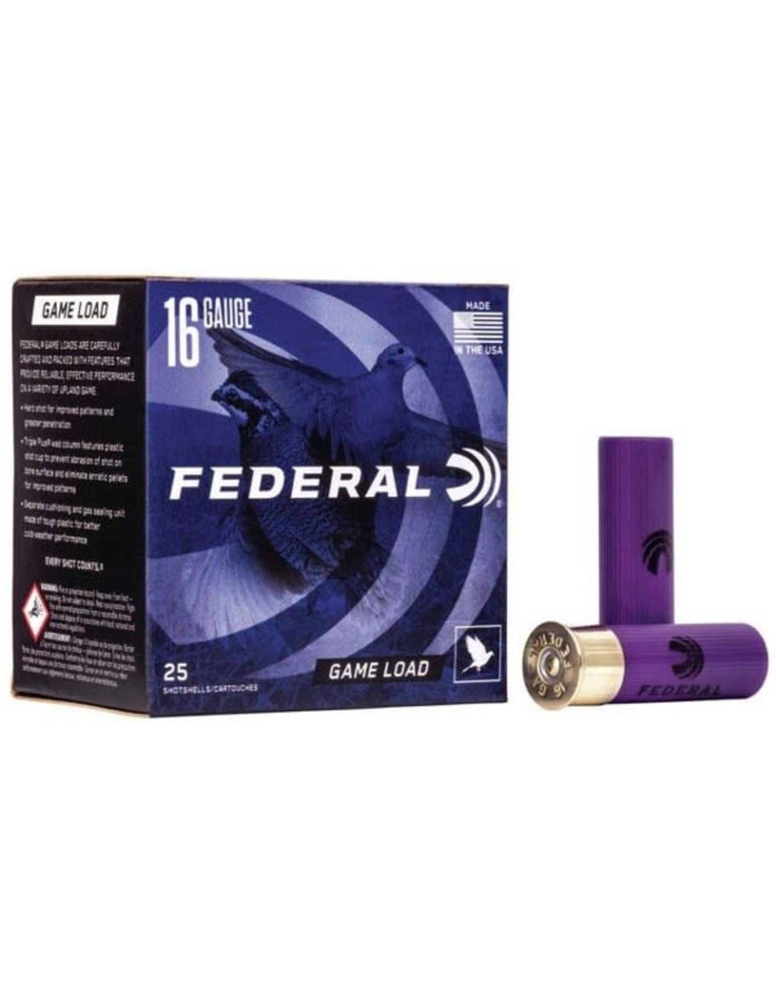 Federal Federal Game Shok 16 ga 2-3/4" 1 Oz #7.5 - 25 Count