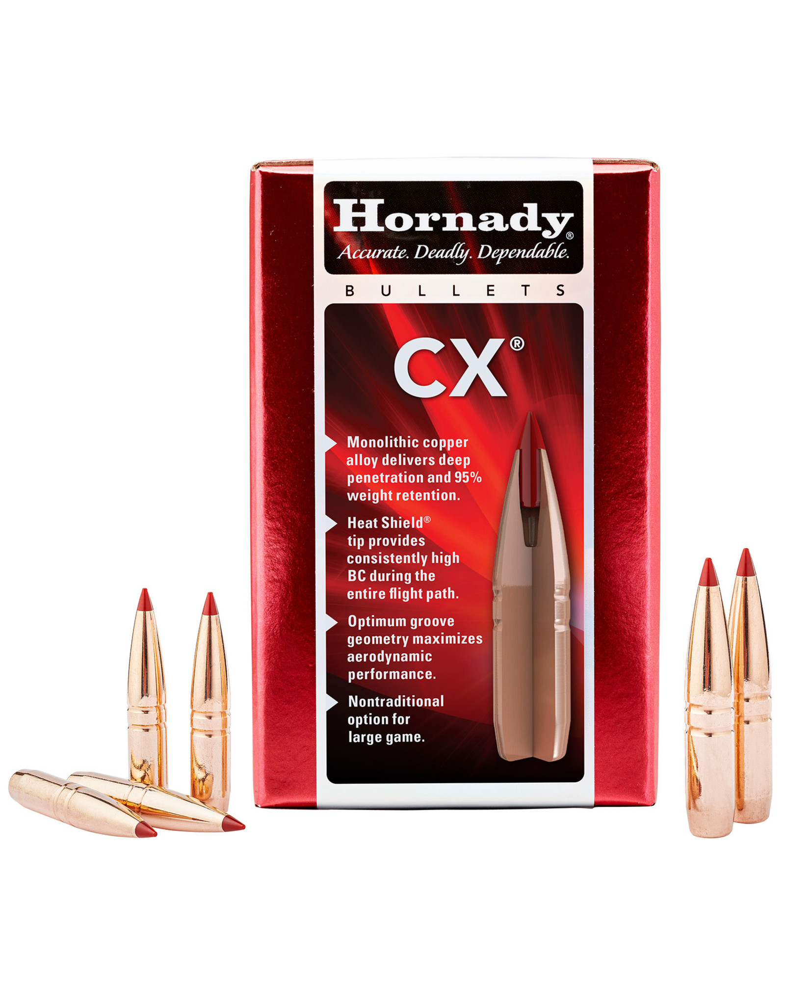Hornady CX  .30 Cal (.308") 165 Gr CX - 50 Count