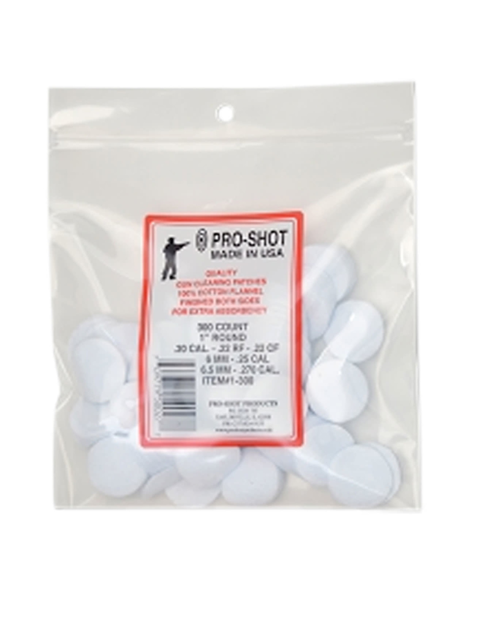 Pro-Shot Cleaning Patches .22-270 Cal