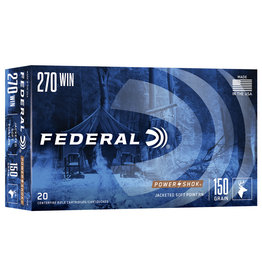 Federal Federal Power-Shok .270 Win 150 JSP RN  - 20 Count Box