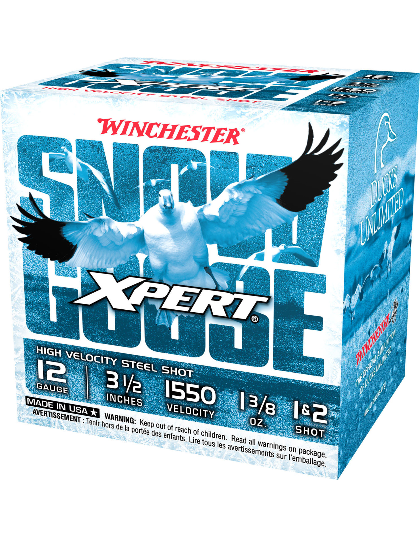 WINCHESTER Winchester Xpert Snow Goose 12 Ga 3-1/2" 1-3/8 Oz #1&2 1550 FPS - 25 Count