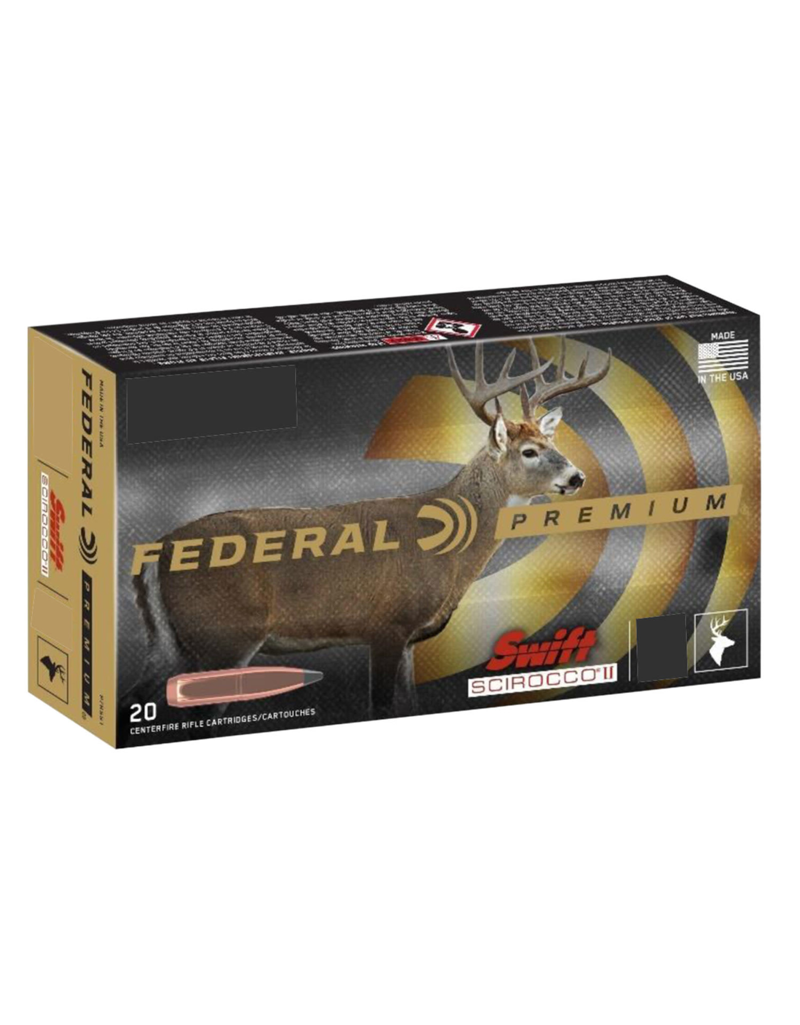 Federal Federal Premium 6.5 Creedmoor 130 Gr Swift Scirocco II - 20 Count