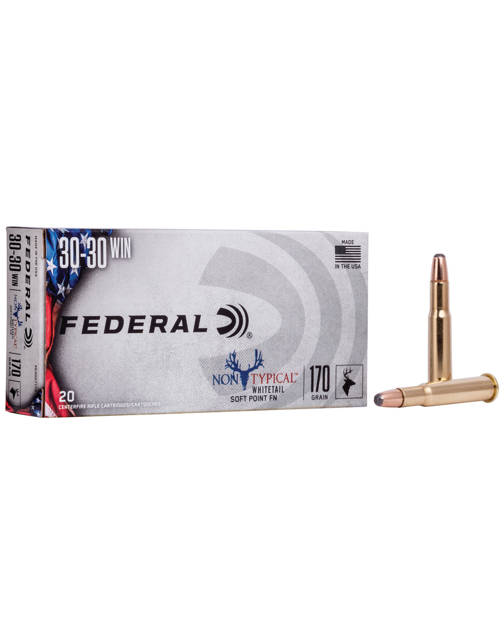 Federal Federal Non- Typical .30-30 Win 170 Gr SPFN - 20 Count