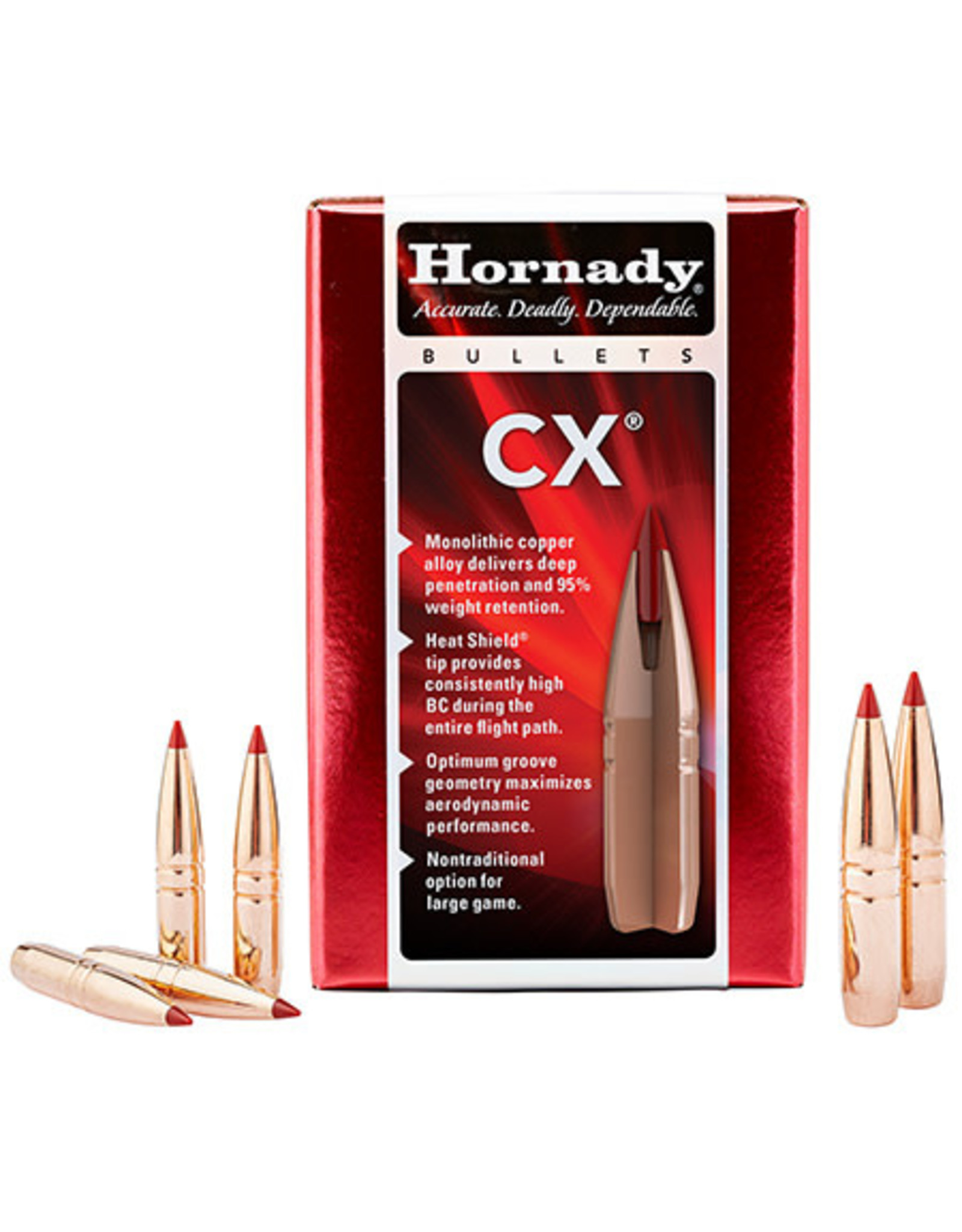 Hornady CX .30 (.308") 190 Gr Solid Copper - 50 Count