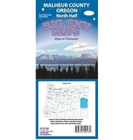 Big Sky Maps - Malheur County Oregon - North Half
