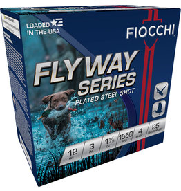 Fiocchi Flyway Steel 12 Ga 3" 1-1/5 Oz #4 1550 FPS - 25 Count