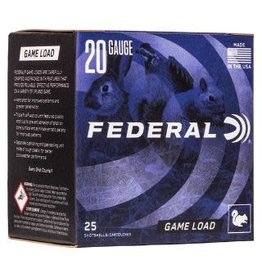 Federal Federal Game Shok 20 ga 2-3/4" 7/8 Oz #8 1210 FPS - 25 Count