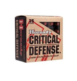 Hornady Critical Defense .40 S&W 165 Gr FTX - 20 Count