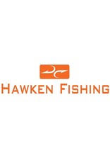Hawken Hawken Beau Mac Marabou Jig 1/4 oz #1 Hook - Chartreuse & Flame