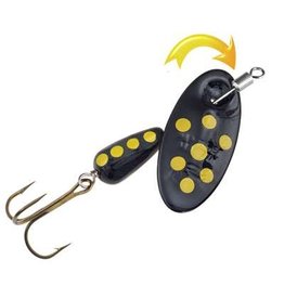 Panther Martin Inline Swivel Spinner - Spotted Black - 1/8 Oz