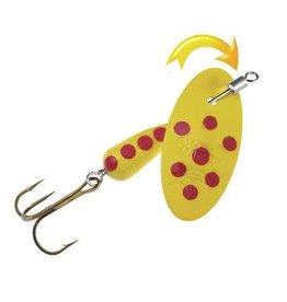 Panther Martin Inline Swivel Spinner - Spotted Yellow - 1/16 Oz