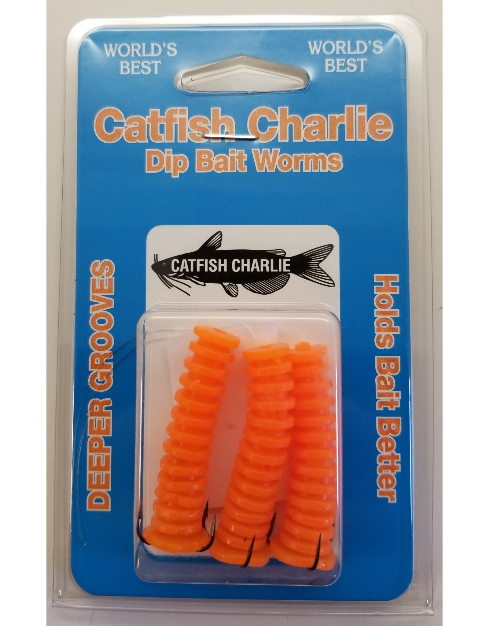 Catfish Charlie Dip Bait Worms