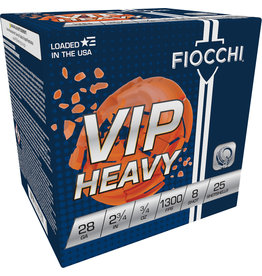 Fiocchi Fiocchi VIP Heavy 28 Ga 2.75" 3/4 Oz #8 1300 FPS - 25 Count