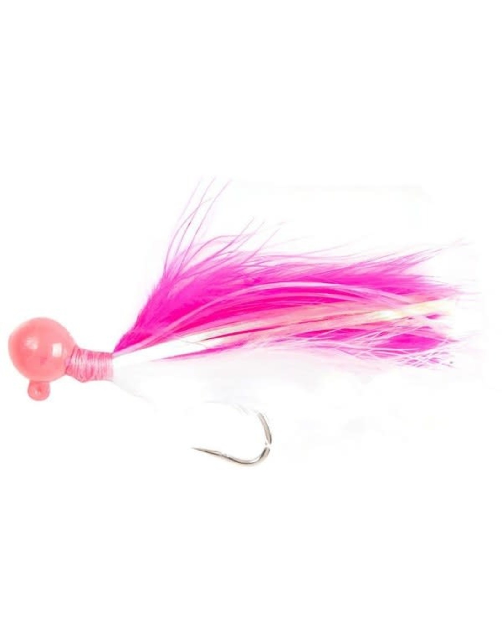 Danielson Steelhead/Salmon Jig 1/4 Oz - Hot Pink/White