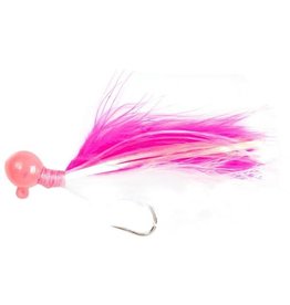 Danielson Steelhead/Salmon Jig 1/4 Oz - Hot Pink/White