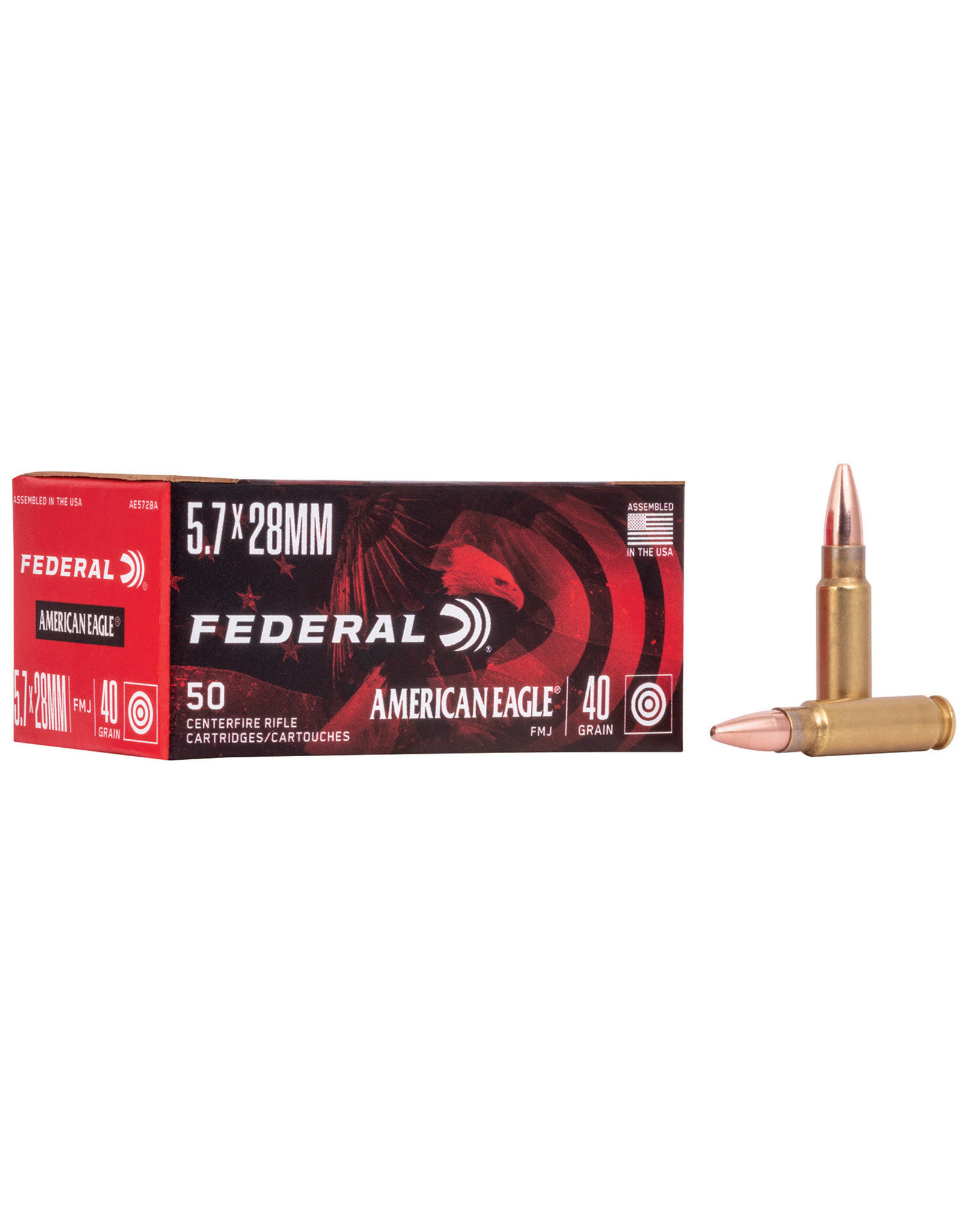 Federal Federal American Eagle 5.7x28mm 40 Gr FMJ - 50 Count