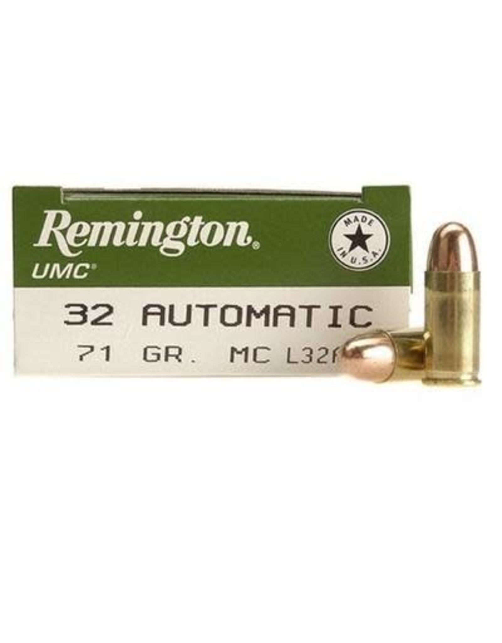REMINGTON AMMUNITION Remington UMC .32 ACP 71 Gr FMJ 905 FPS - 50 Count