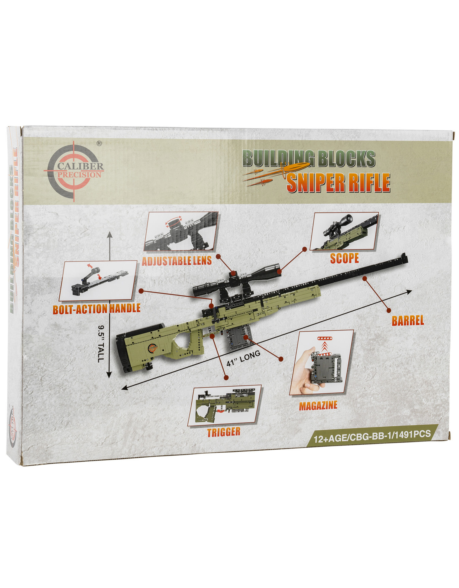 Caliber Gourmet Sniper Building Blocks - 1491 Pieces