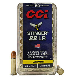 CCI CCI Stinger .22 LR 32 Gr 1640 FPS - 50 Count