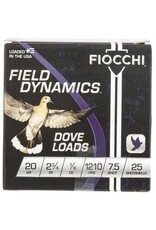 Fiocchi Fiocchi 20 Ga 2.75" 7/8 Oz #7.5 1210 FPS - 25 Count