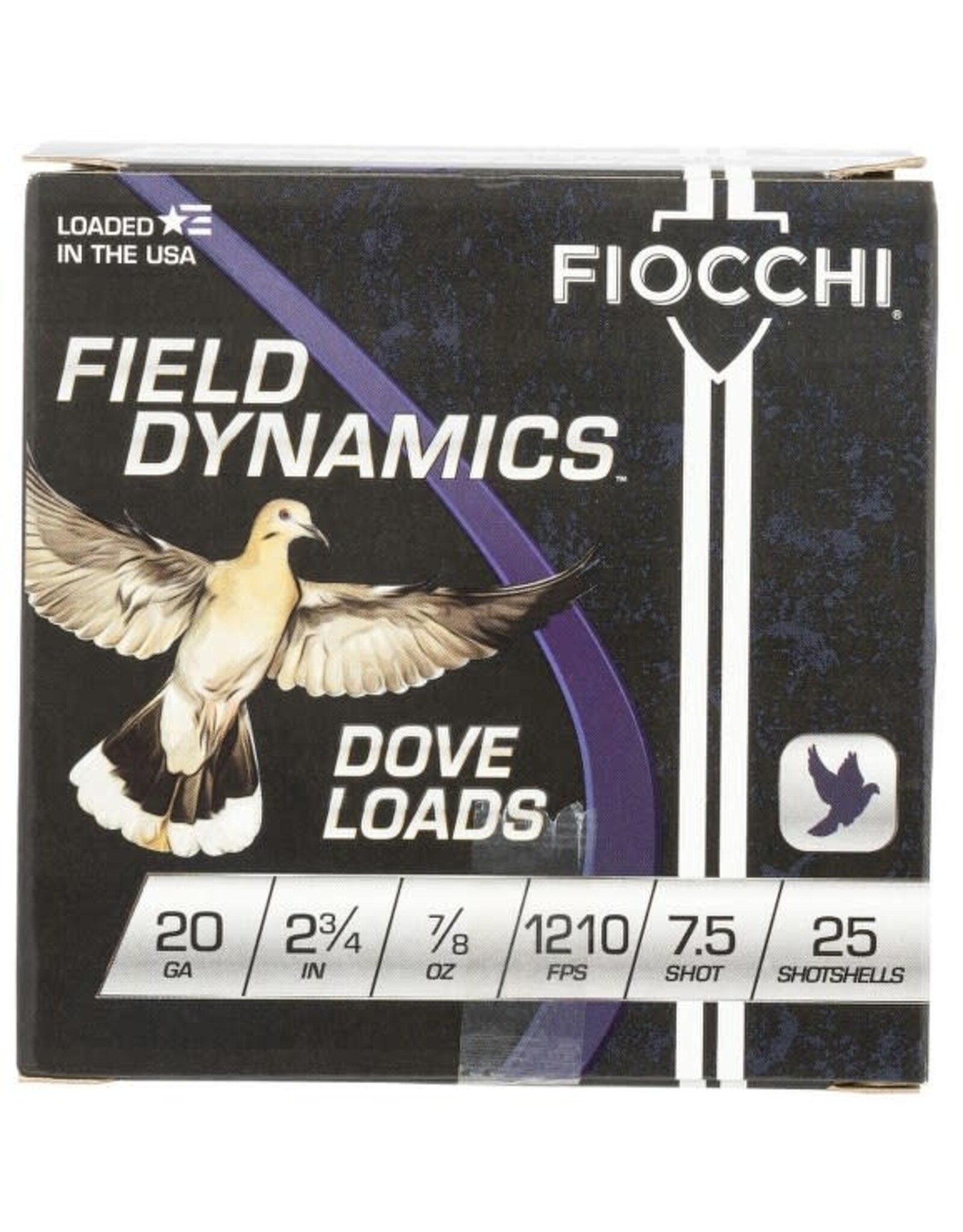 Fiocchi Fiocchi 20 Ga 2.75" 7/8 Oz #7.5 1210 FPS - 25 Count