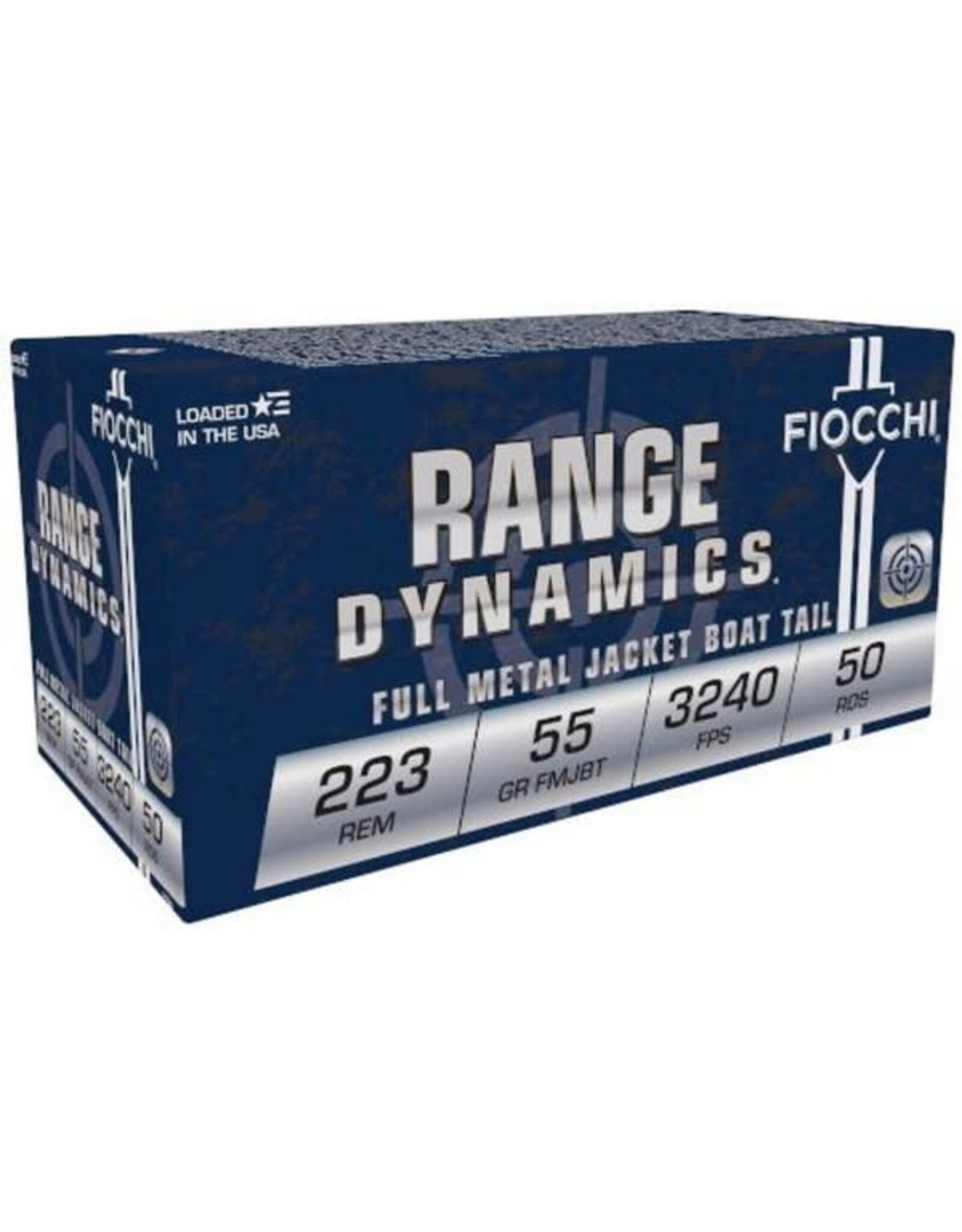 Fiocchi Fiocchi Range Dynamics .223 Rem 55 Gr FMJ BT 3240 FPS - 50 Count