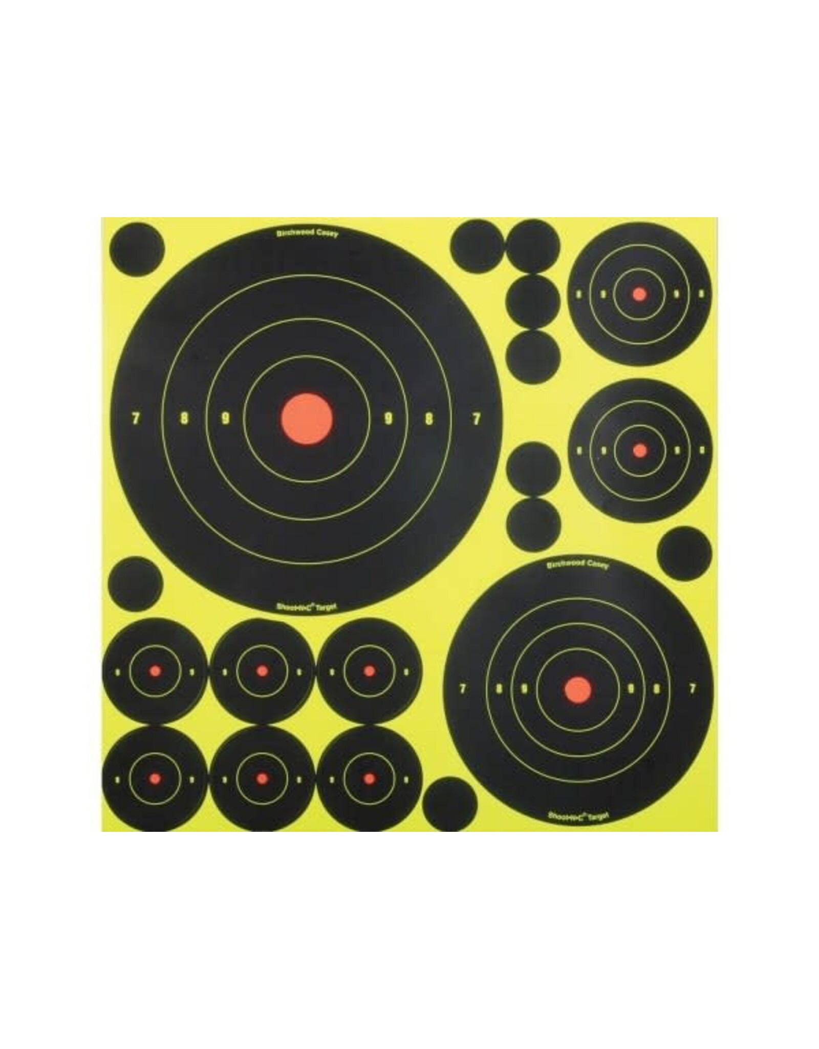 Birchwood Casey Shoot-N-C Adhesive Targets - 5 Sheets - 5 Sizes