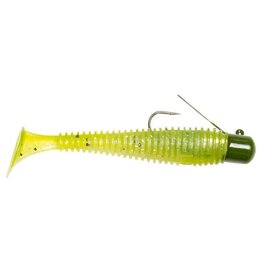 Lunkerhunt Finesse Swimbait - Pre-Rigged -Sexy Melon - 1/4 Oz - 3"