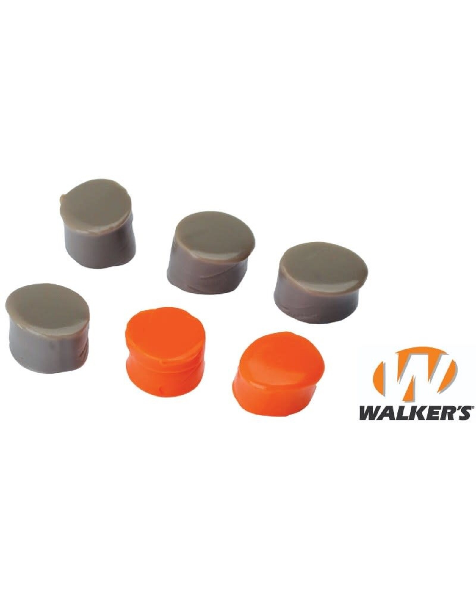 Walkers Silicone Putty Hearing Protection - Gray & Orange