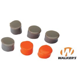 Walkers Silicone Putty Hearing Protection - Gray & Orange