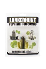 Lunkerhunt Lunker Popping Frog Combo - 3 Pack