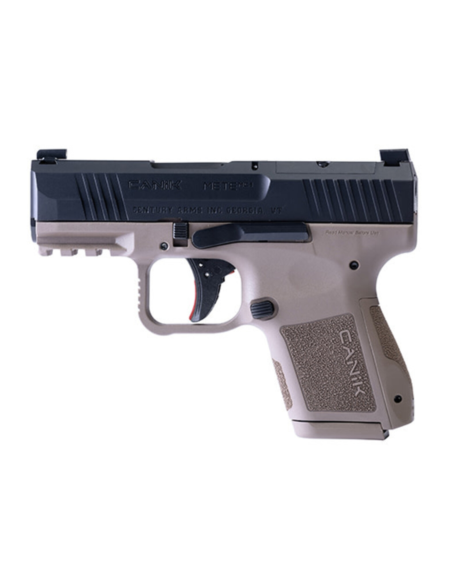 Canik MC9 - 9mm 12+1/15+1 Round 3.18" bbl Blk Cerakote & FDE Frame
