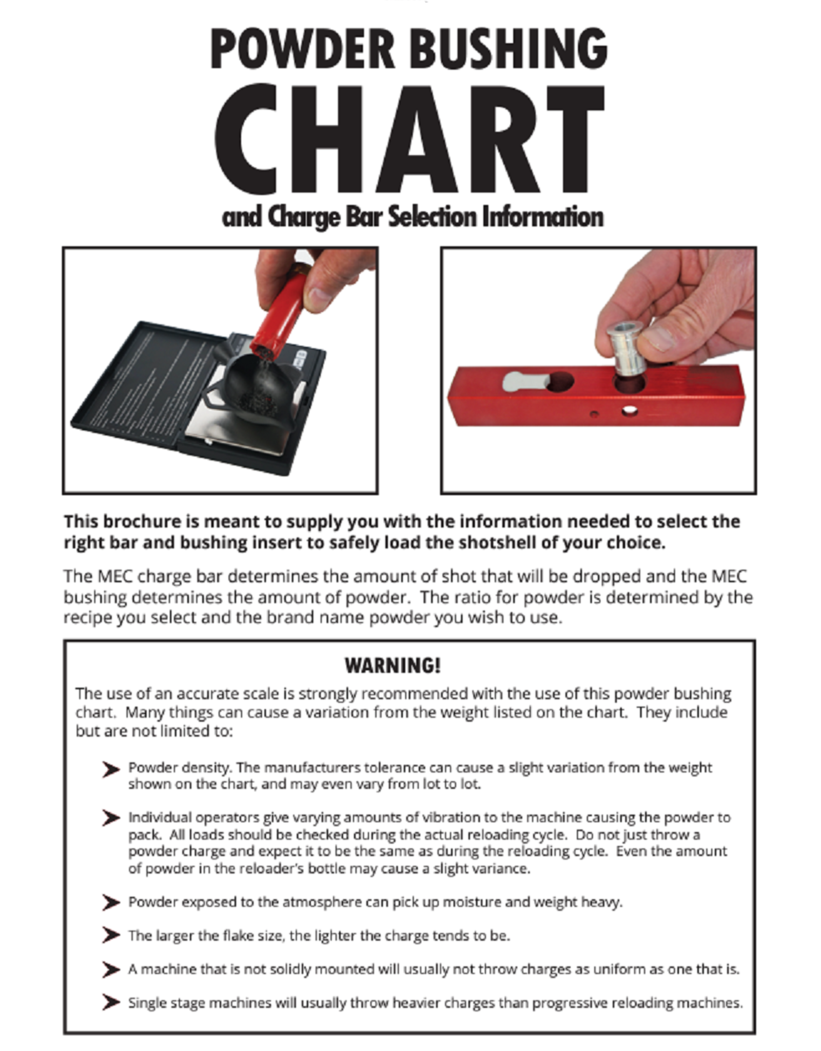 MEC Bushing Powder Bushing Larry's Sporting Goods