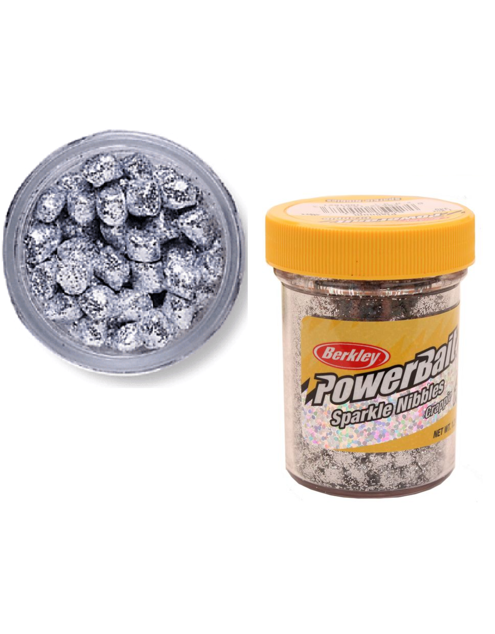 Berkley Berkley PowerBait Crappie Nibbles - Platinum - 1.2 Oz