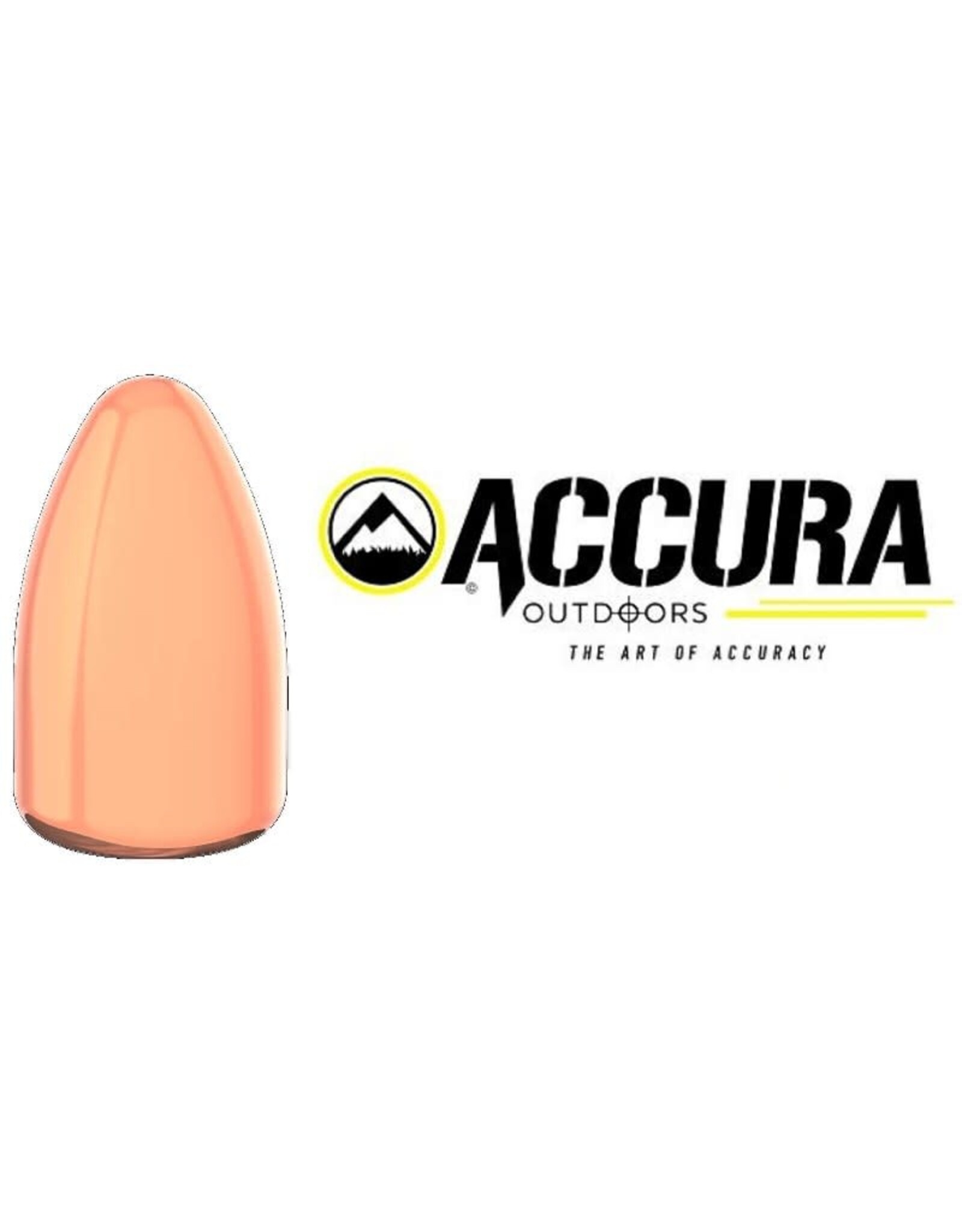 Accura Accura Bullets 9mm 147 GR Round Nose (.355") - 500 Count