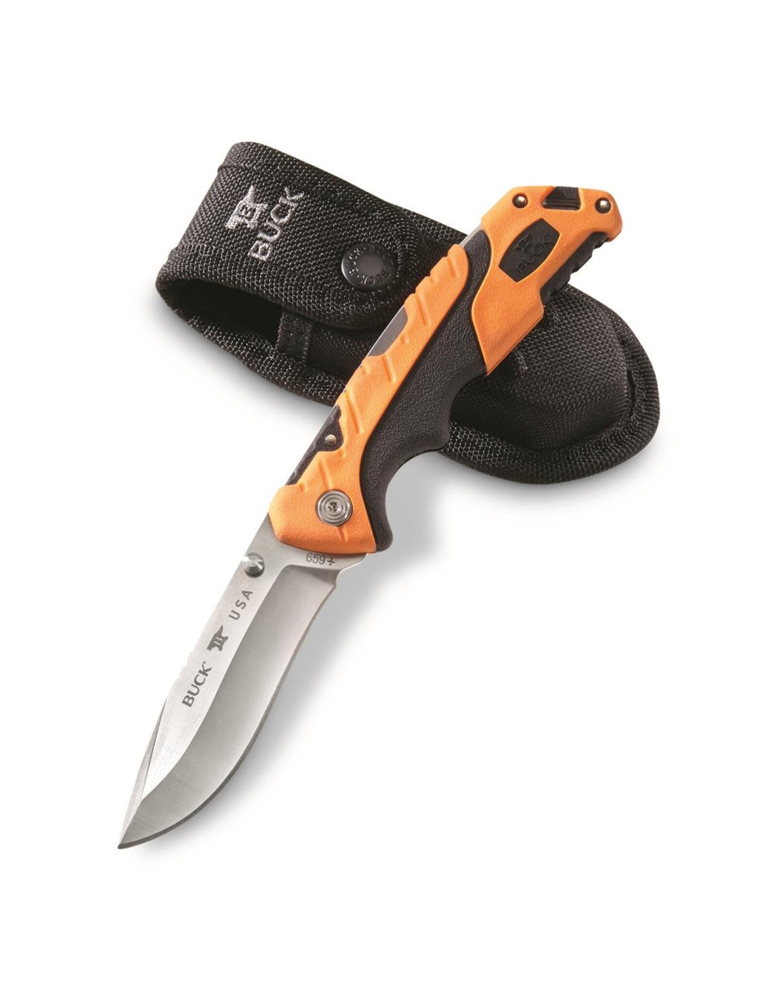 Buck Knives - Small Folding Pursuit - Orange/Black - 3" Blade