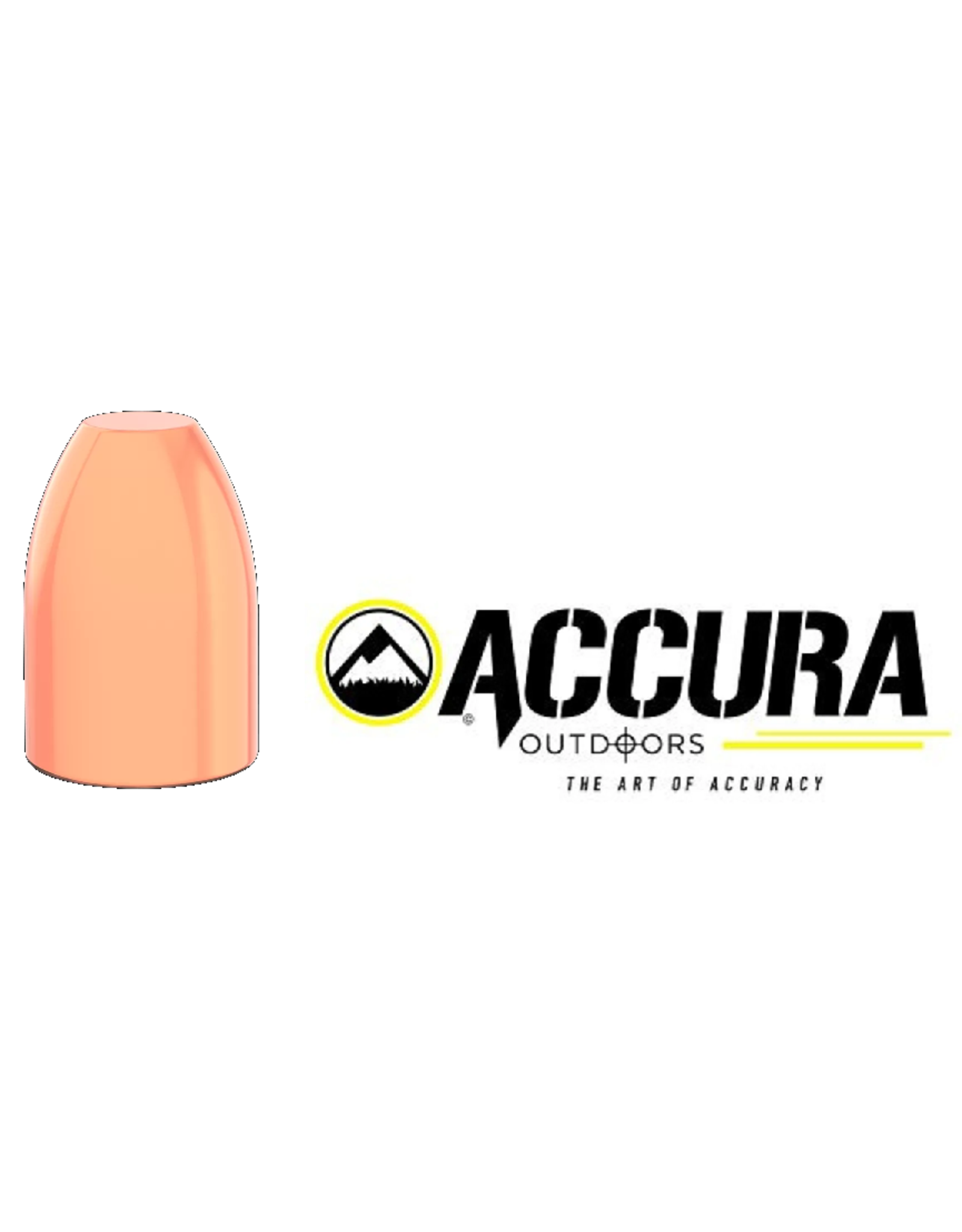 Accura Accura Bullets 9mm 124 GR Flat Point  (.355") - 500 Count